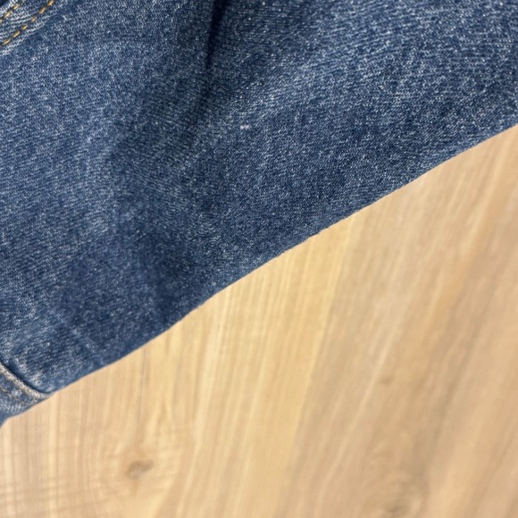 Vintage Levi's Youth 57510 Denim Trucker Jacket Blanket Lined USA Size M - Picture 7 of 8